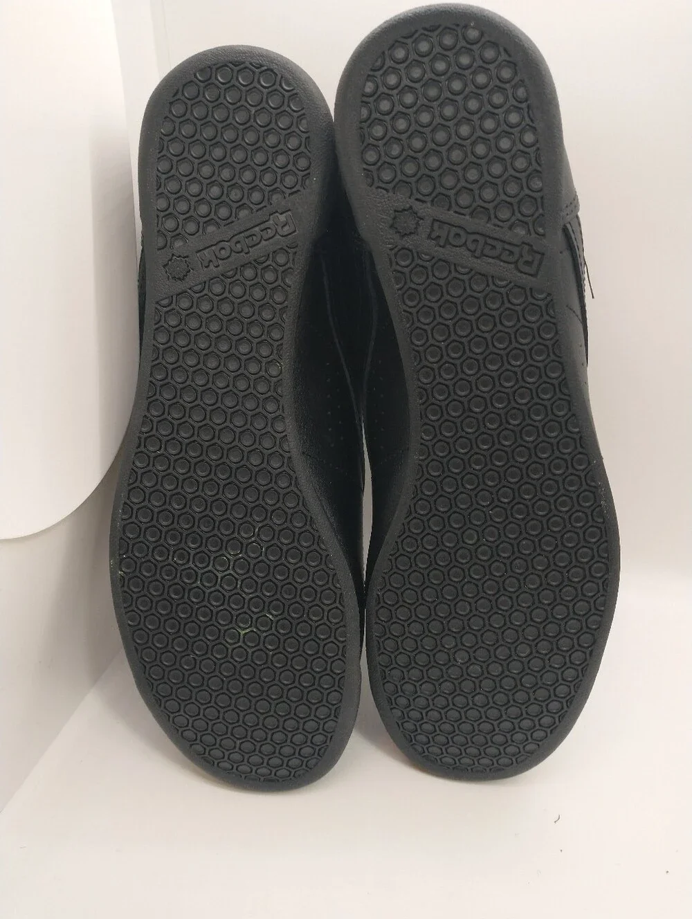 Reebok Classic Freestyle Triple Black High Top Leather Sneaker Womens Size 8
